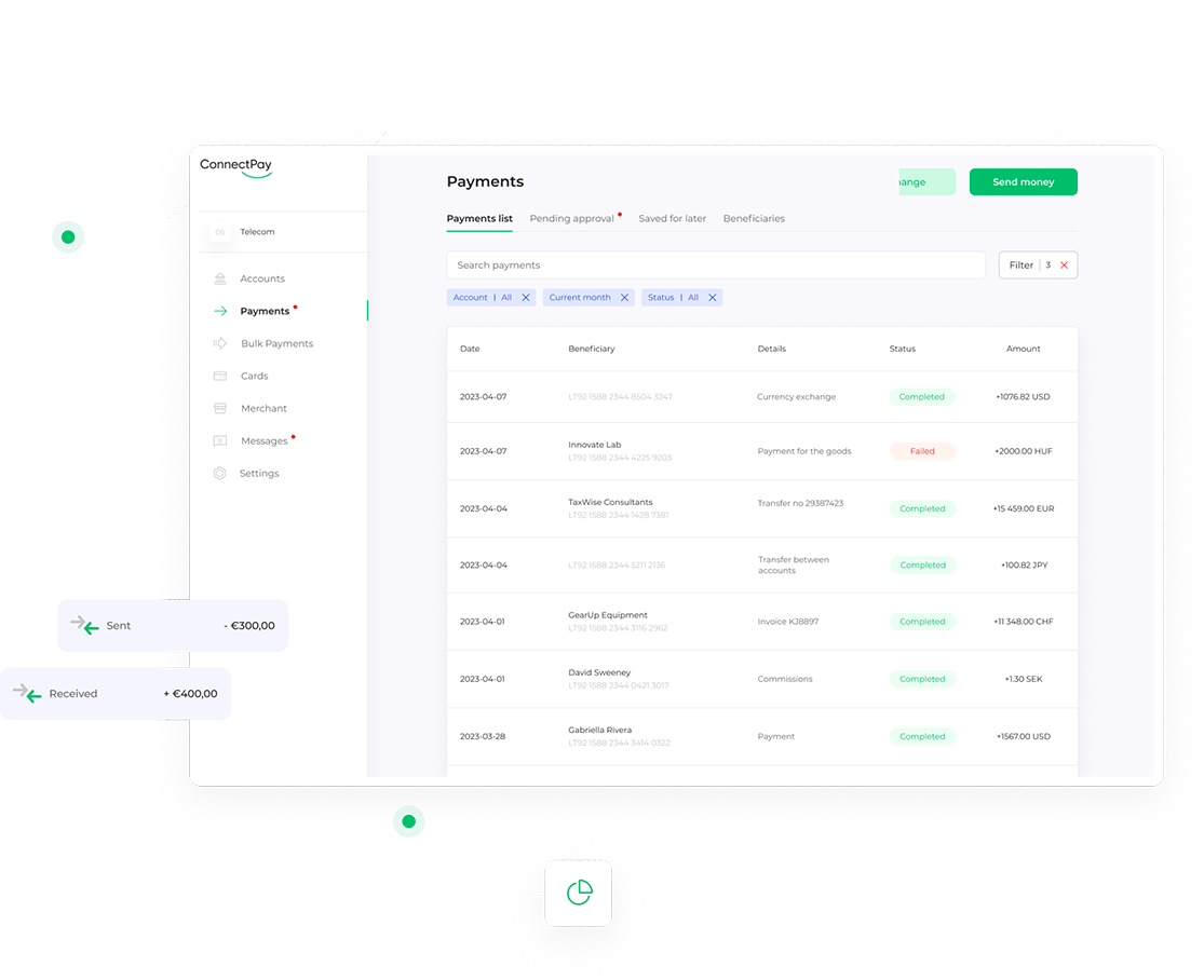 Issue refunds with ease 