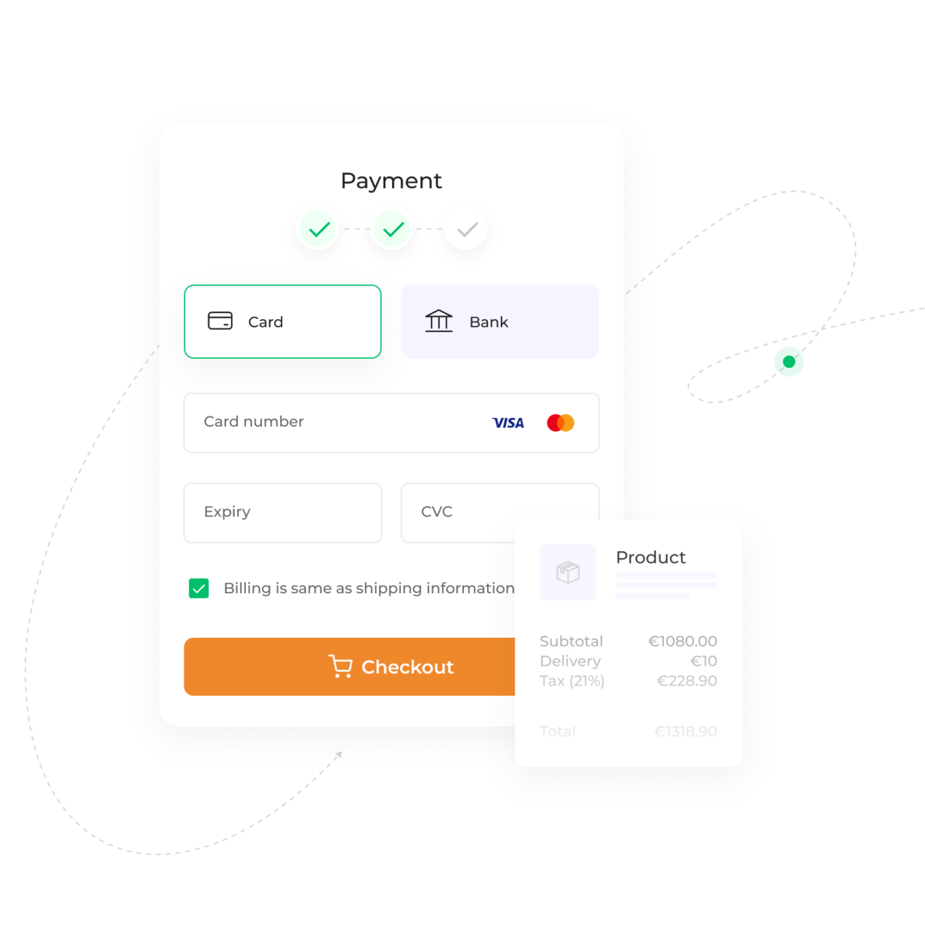 Multiple ways to collect funds