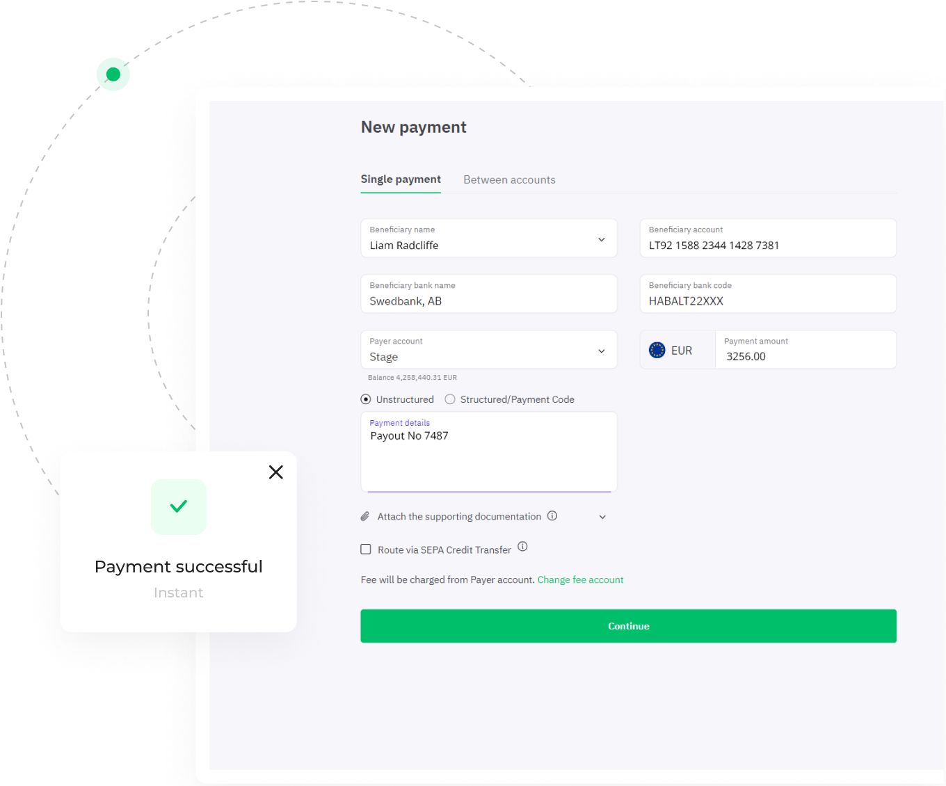 Convenient direct payouts for merchants