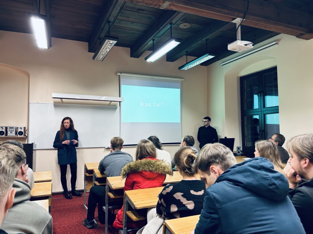Lecture at Vilnius University Kaunas Faculty